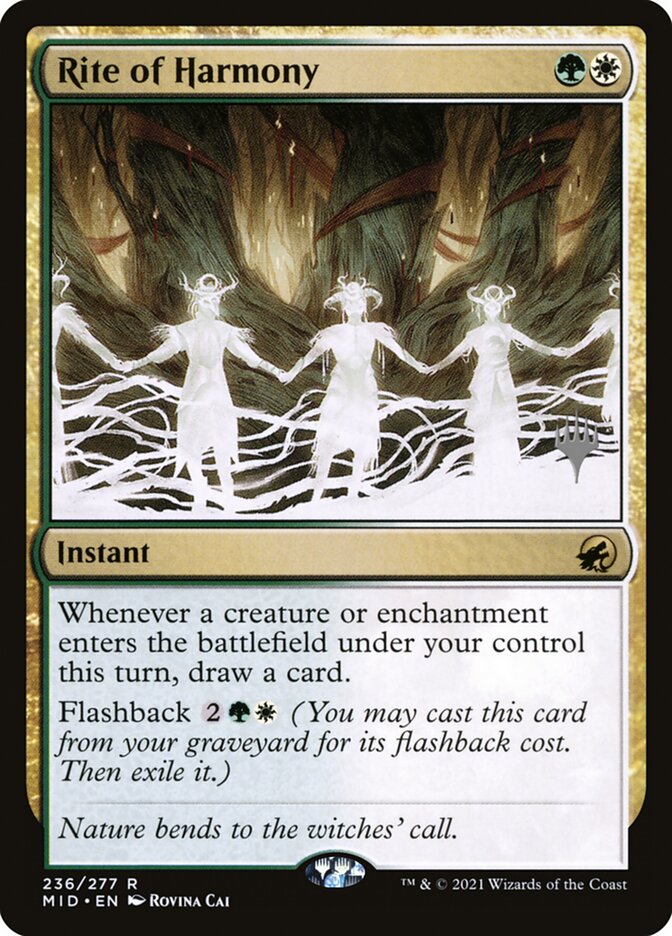 Rite of Harmony card front