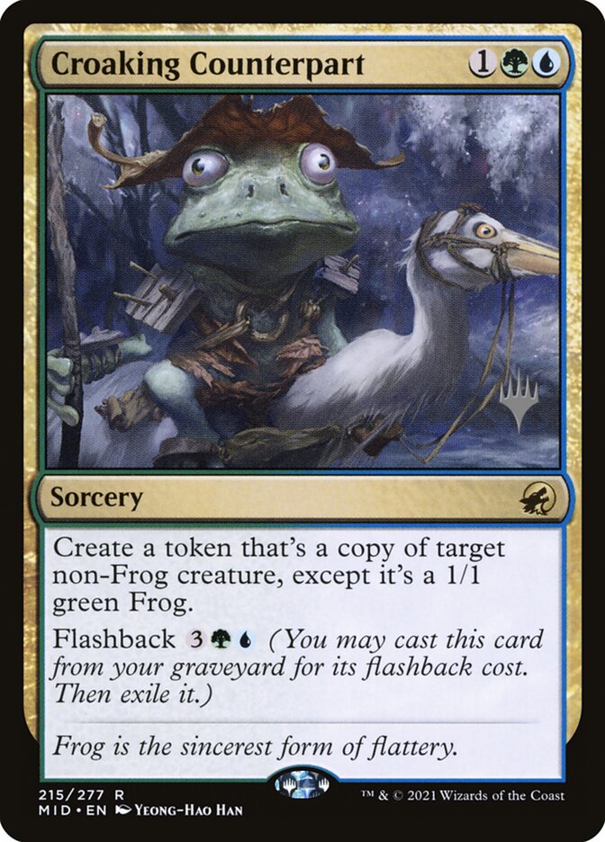 Croaking Counterpart card front