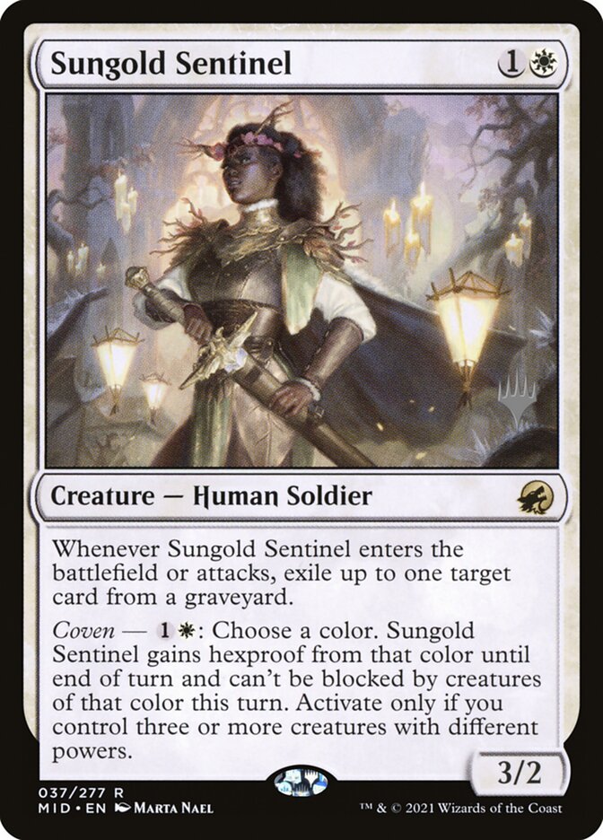 Sungold Sentinel card front