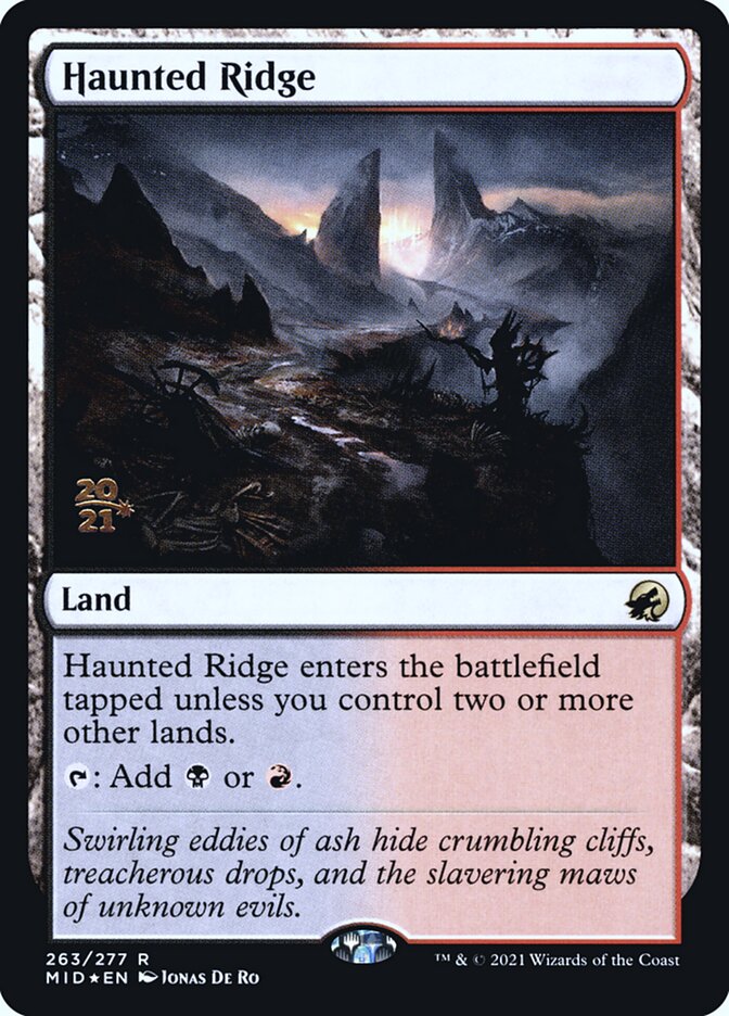 Haunted Ridge card front