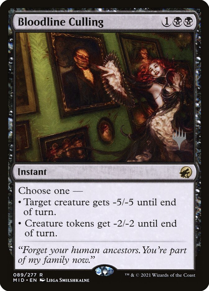 Bloodline Culling card front