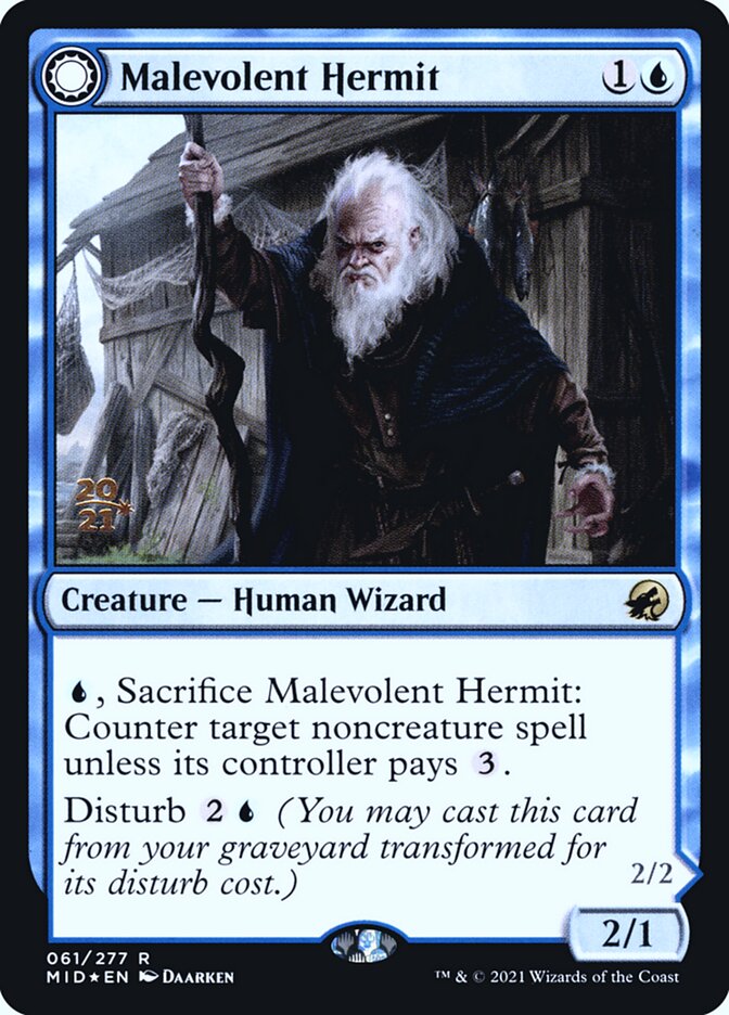 Malevolent Hermit card front