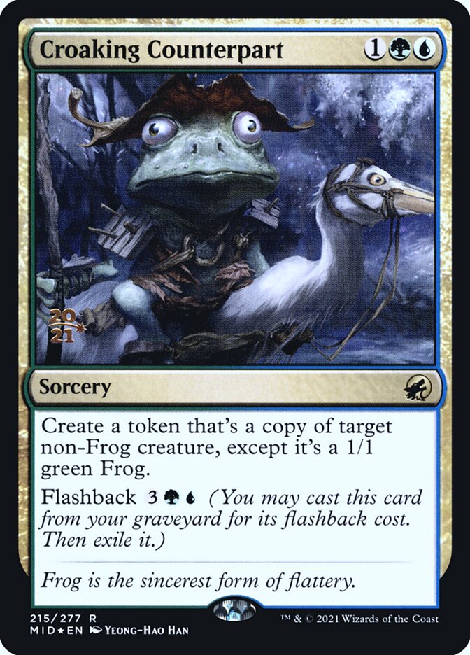 Croaking Counterpart card front
