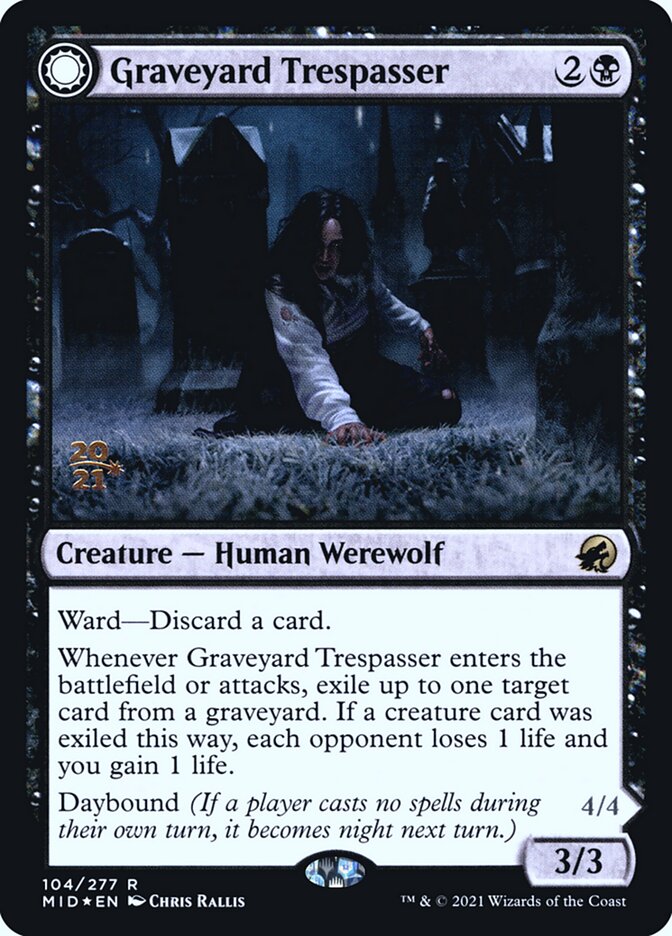 Graveyard Trespasser card front