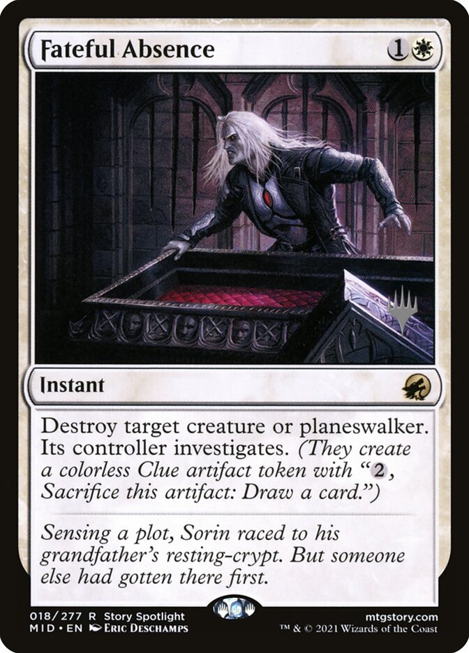 Fateful Absence card front