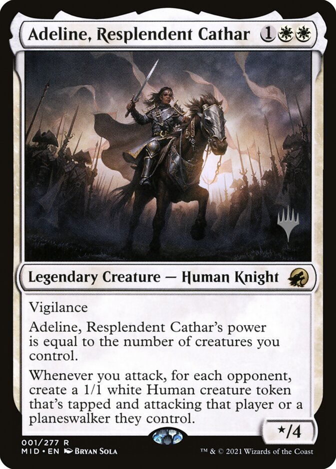 Adeline, Resplendent Cathar card front