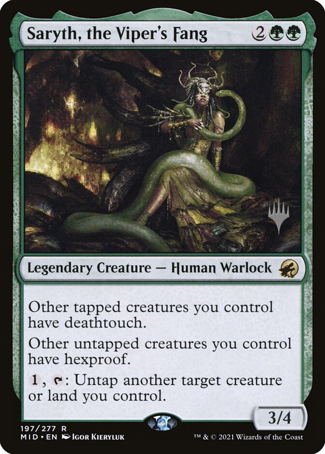 Saryth, the Viper's Fang card front
