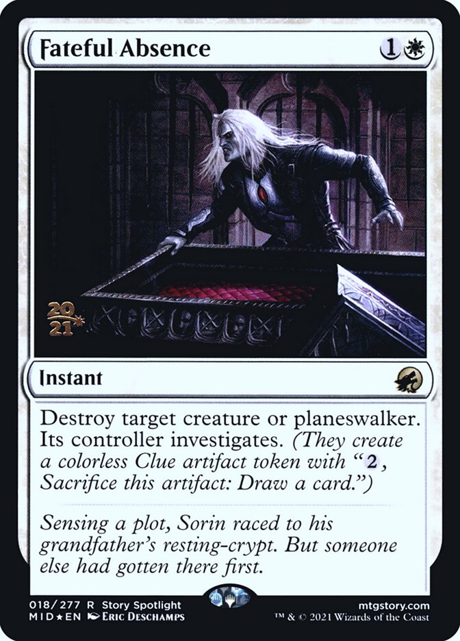 Fateful Absence card front