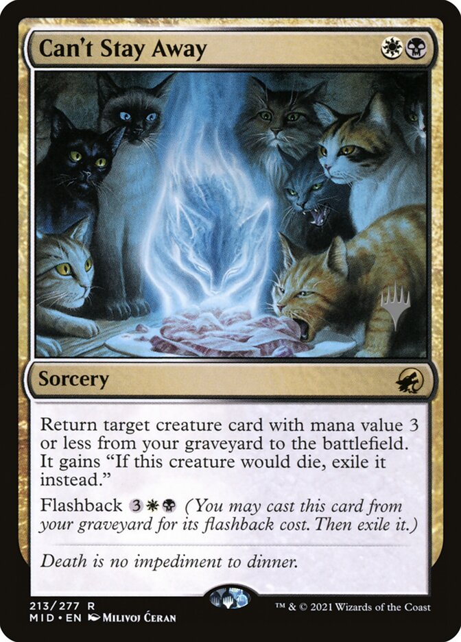 Can't Stay Away card front