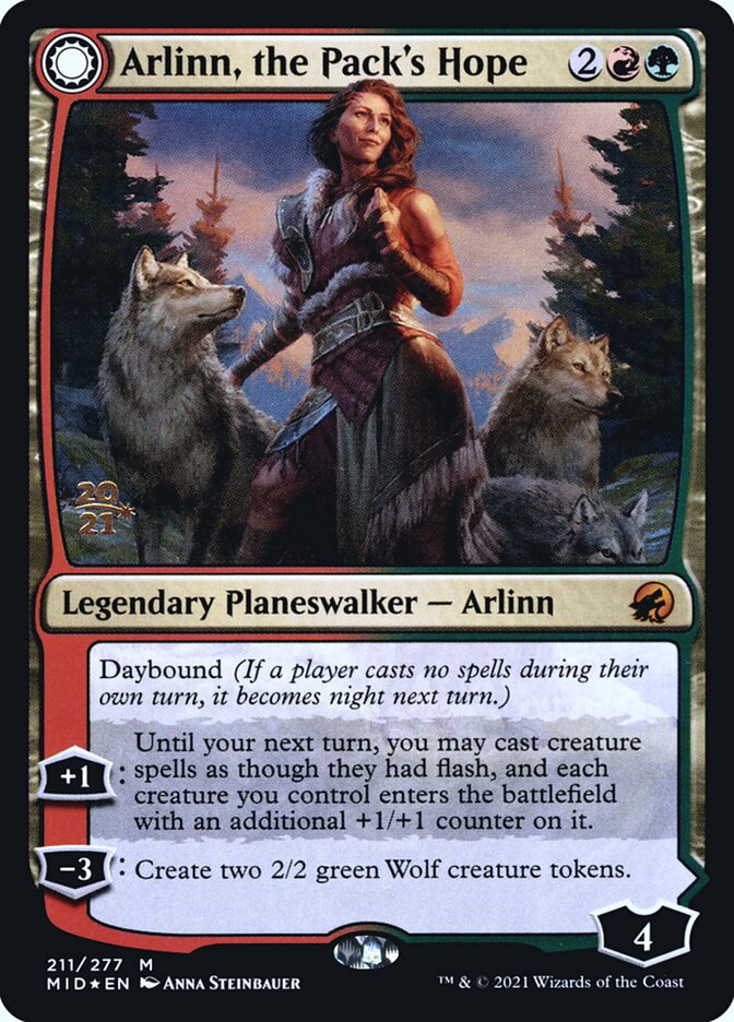 Arlinn, the Pack's Hope card front