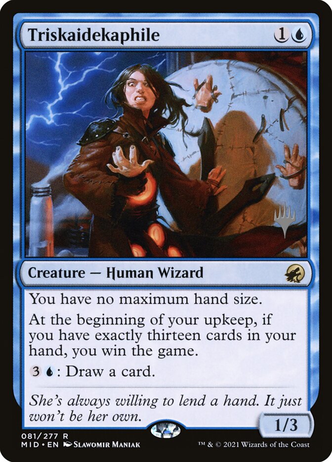 Triskaidekaphile card front