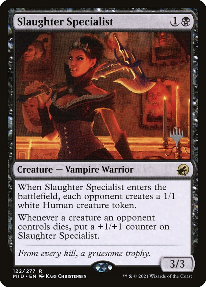 Slaughter Specialist card front