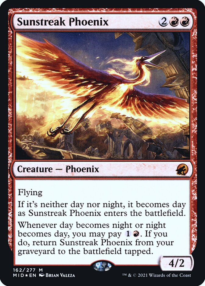 Sunstreak Phoenix card front