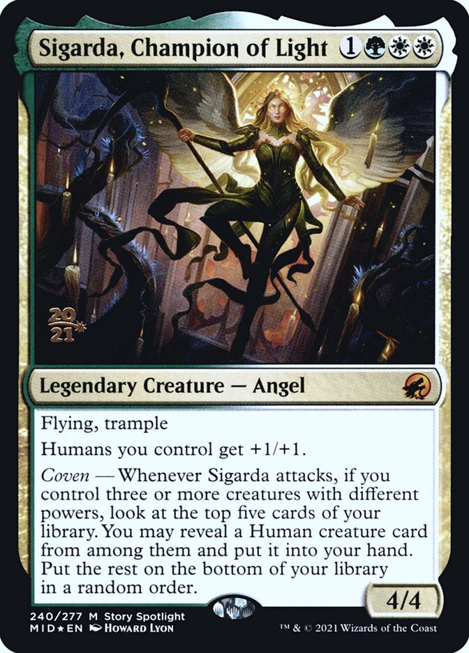 Sigarda, Champion of Light card front