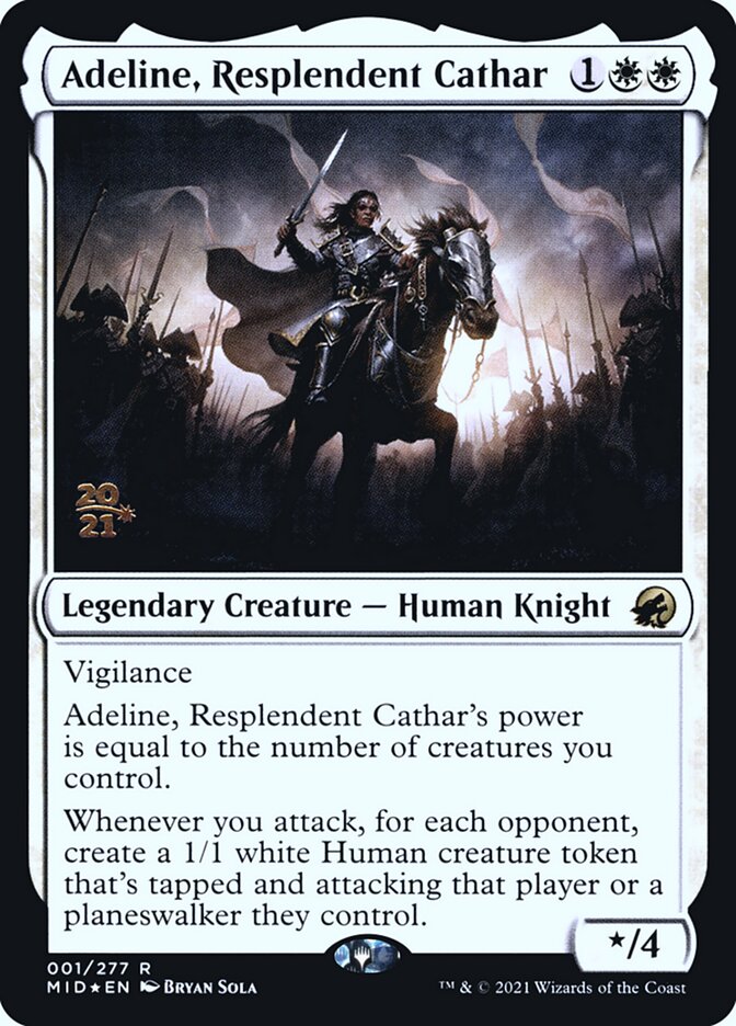 Adeline, Resplendent Cathar card front
