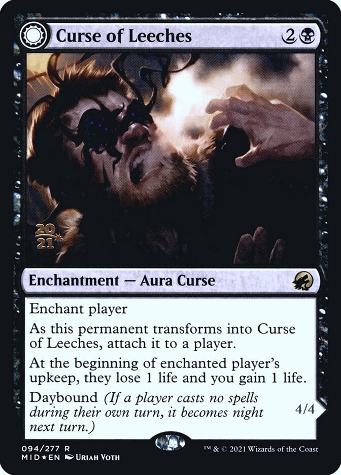 Curse of Leeches card front