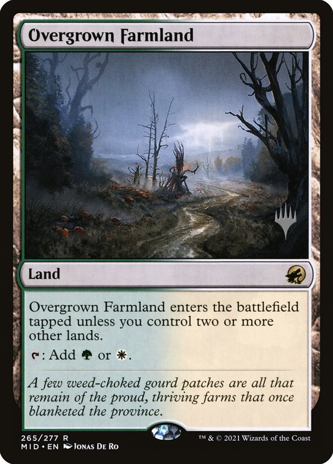 Overgrown Farmland card front