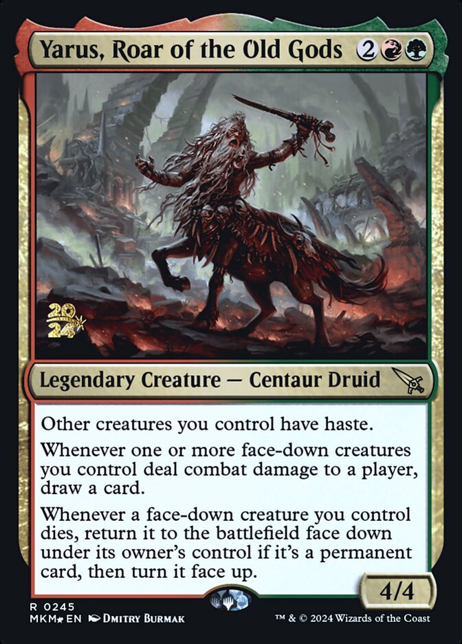 Yarus, Roar of the Old Gods card front