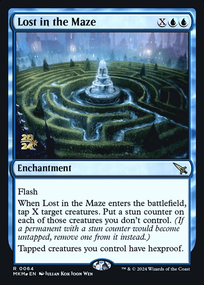 Lost in the Maze card front