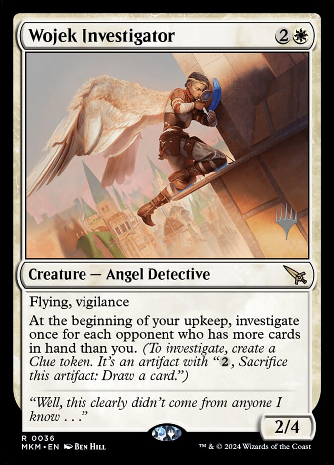 Wojek Investigator card front