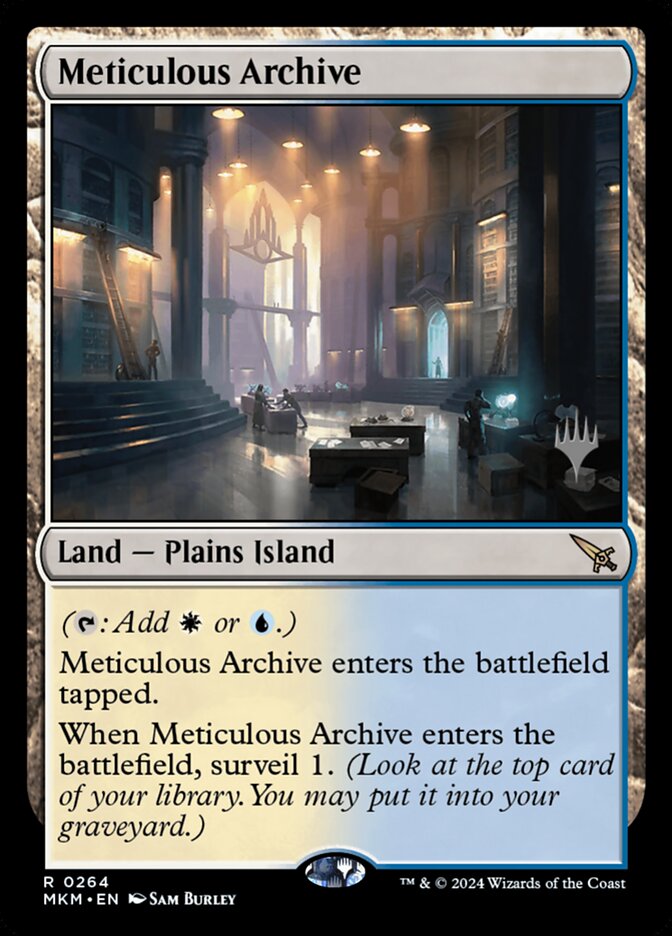 Meticulous Archive card front