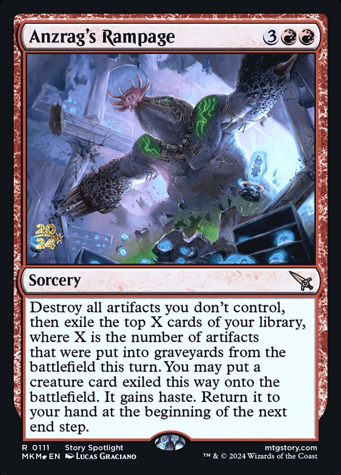 Anzrag's Rampage card front