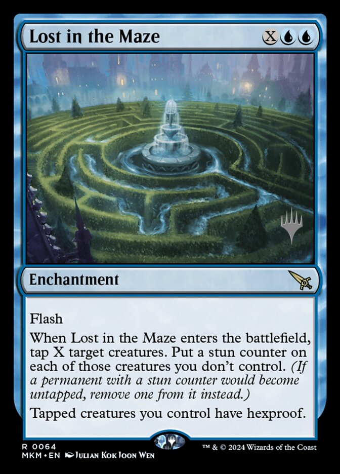 Lost in the Maze card front