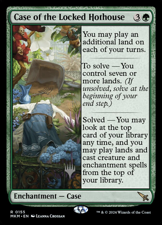 Case of the Locked Hothouse card front