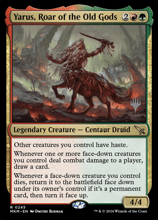 Yarus, Roar of the Old Gods card front