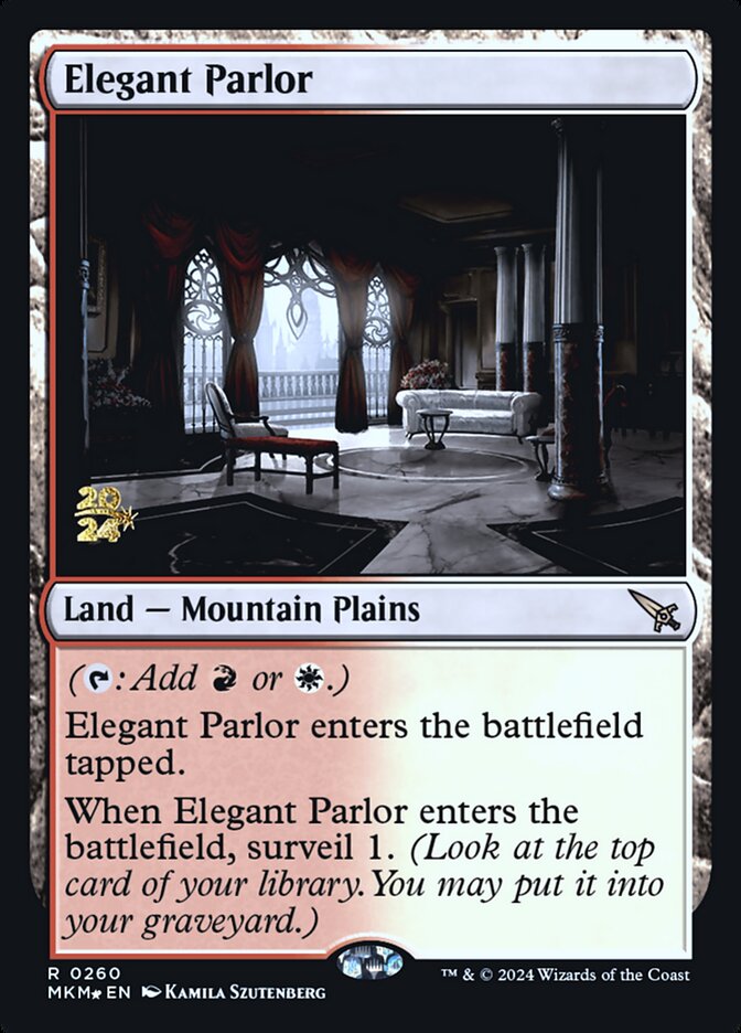 Elegant Parlor card front