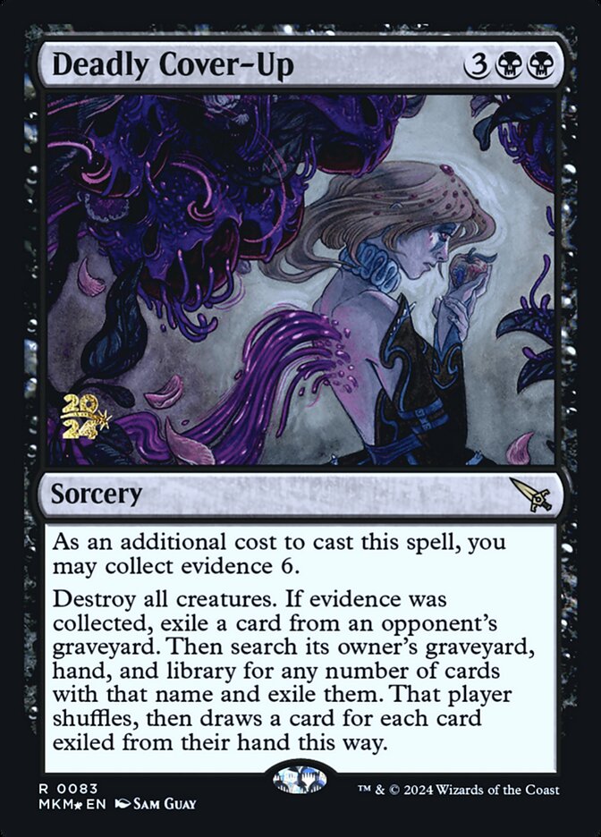 Deadly Cover-Up card front