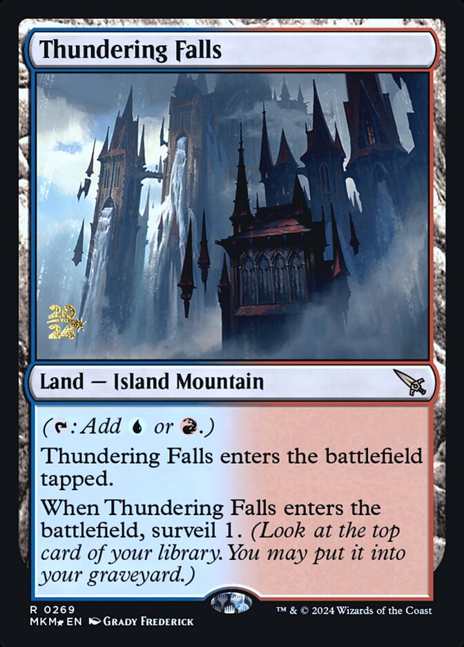 Thundering Falls card front