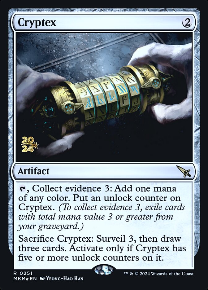 Cryptex card front