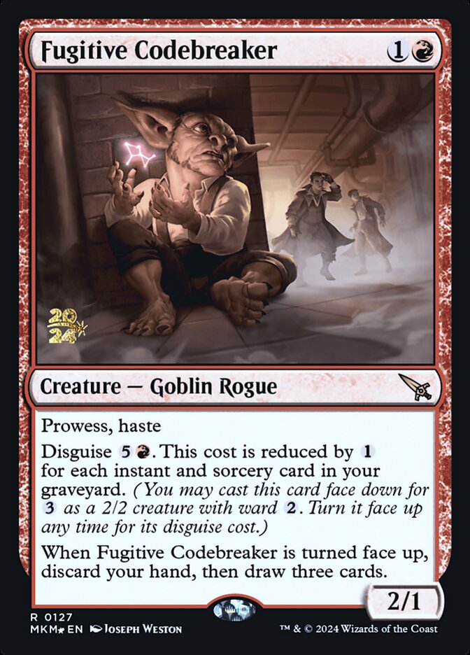 Fugitive Codebreaker card front