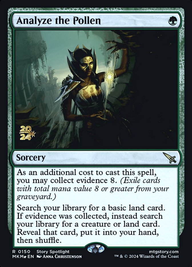 Analyze the Pollen card front