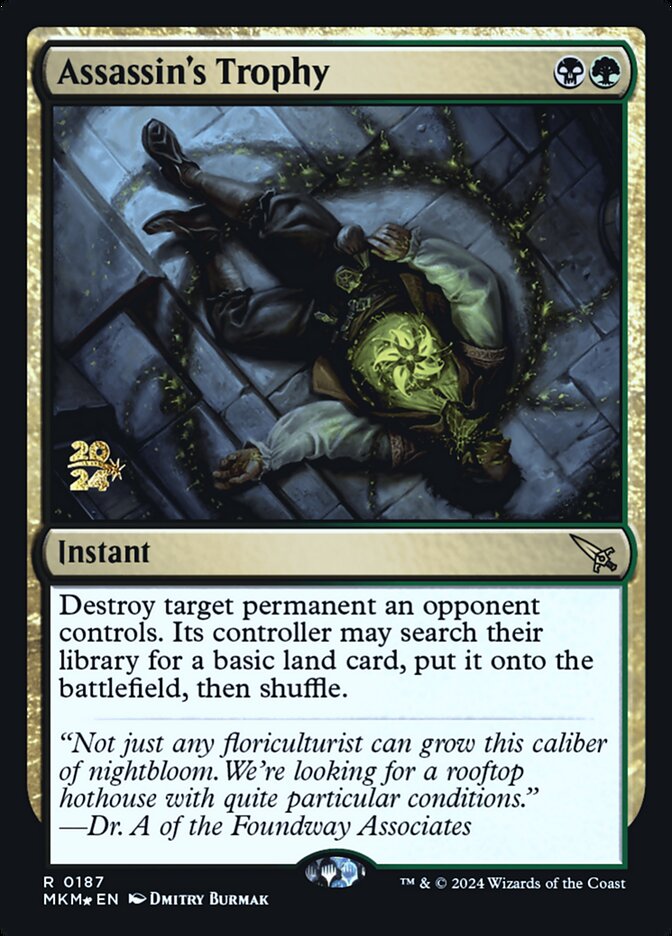 Assassin's Trophy card front