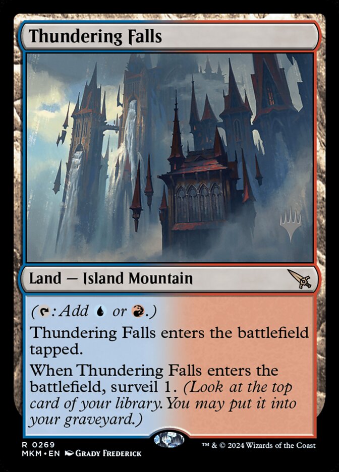 Thundering Falls card front
