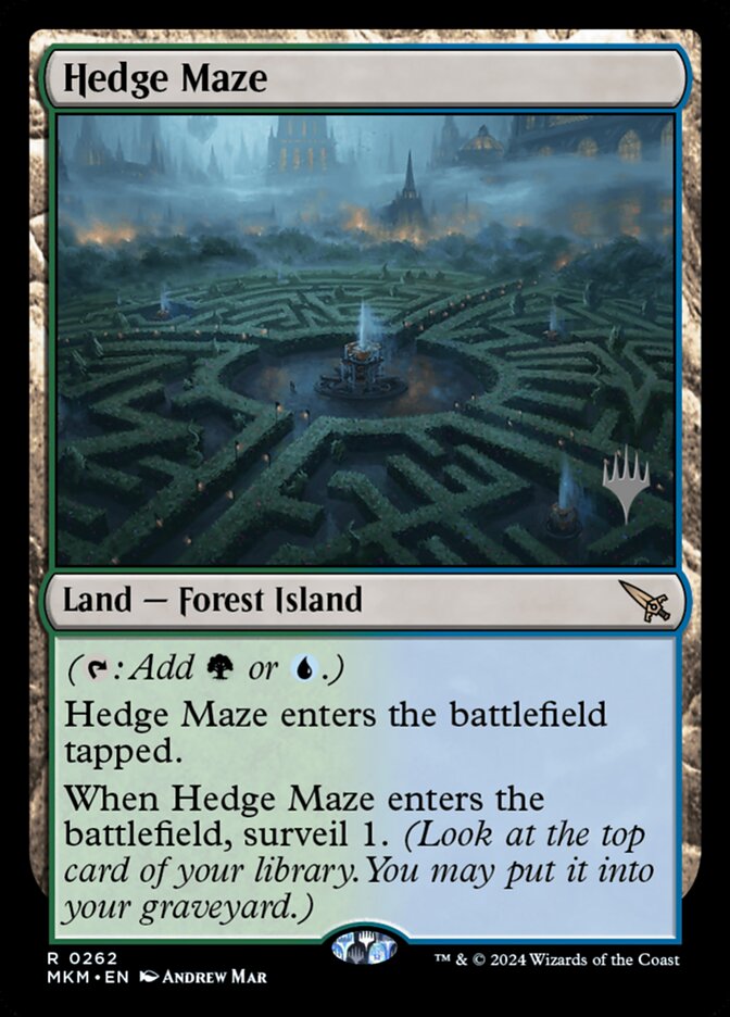 Hedge Maze card front