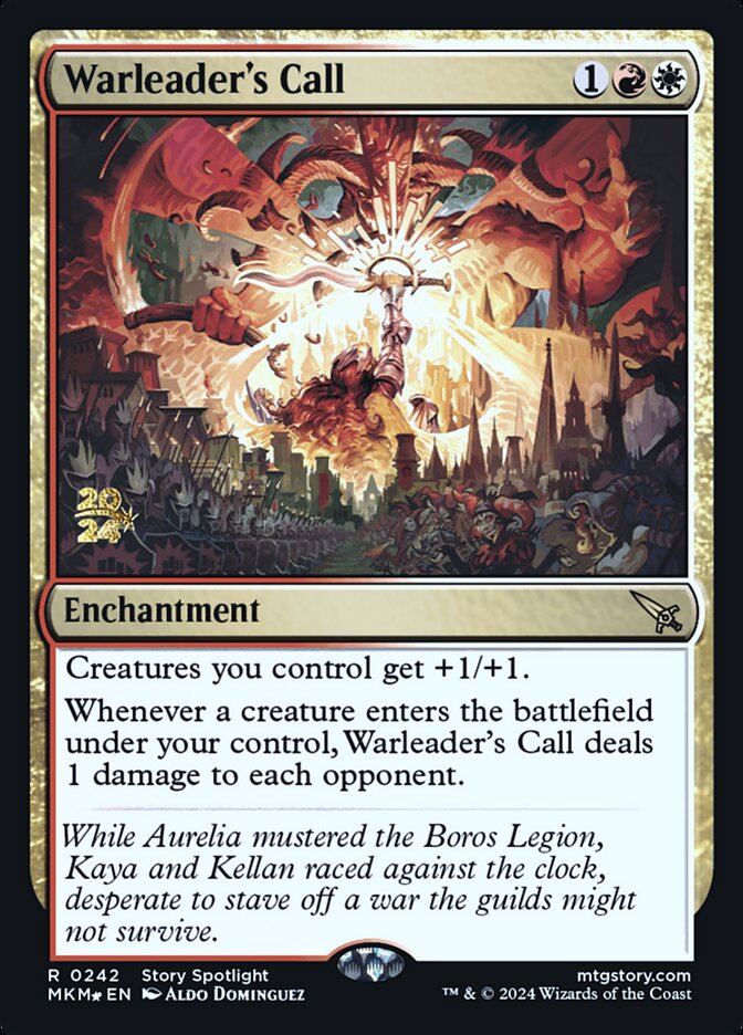 Warleader's Call card front