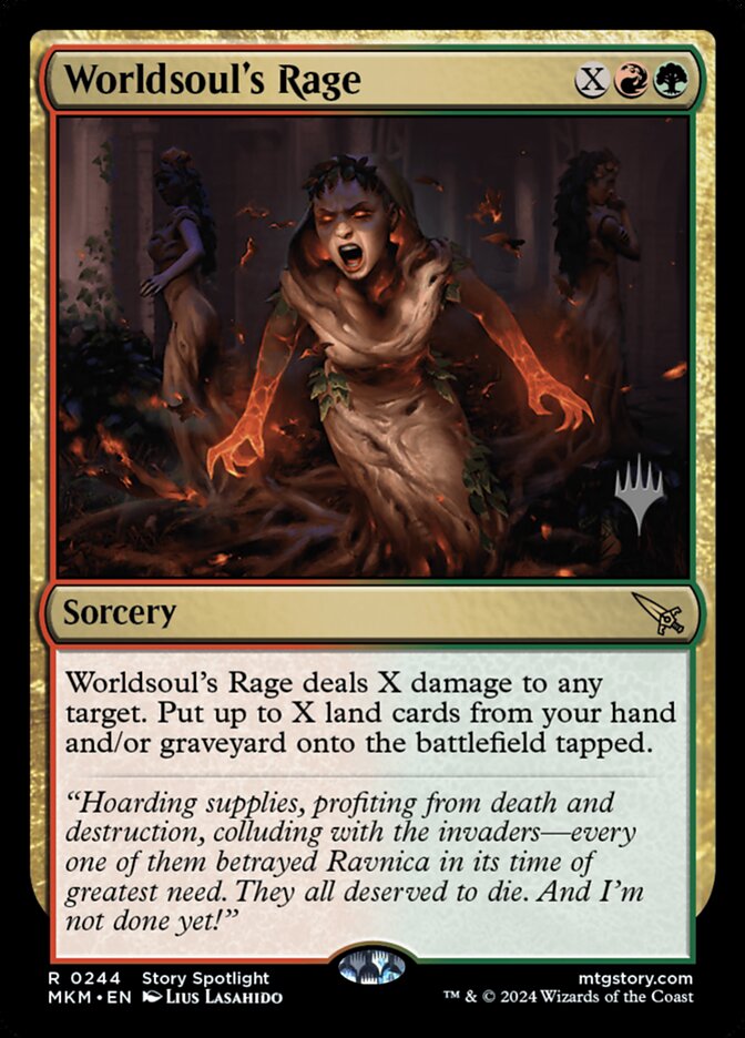 Worldsoul's Rage card front