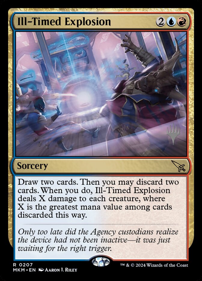 Ill-Timed Explosion card front