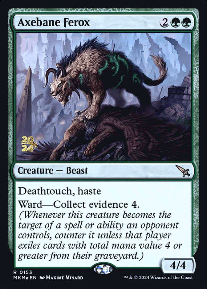 Axebane Ferox card front