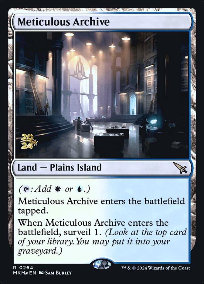 Meticulous Archive card front