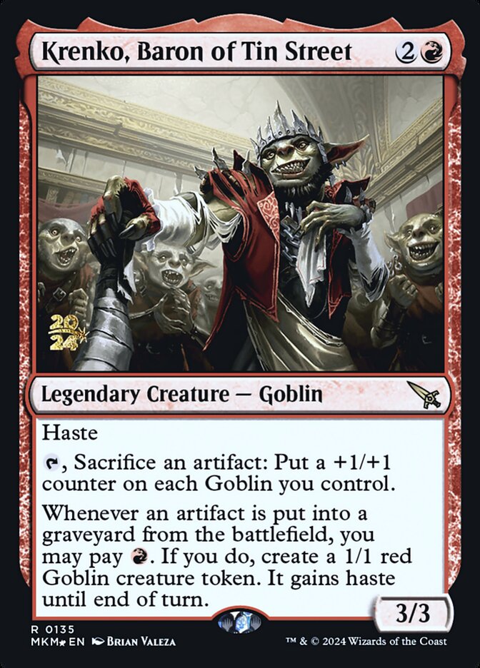 Krenko, Baron of Tin Street card front