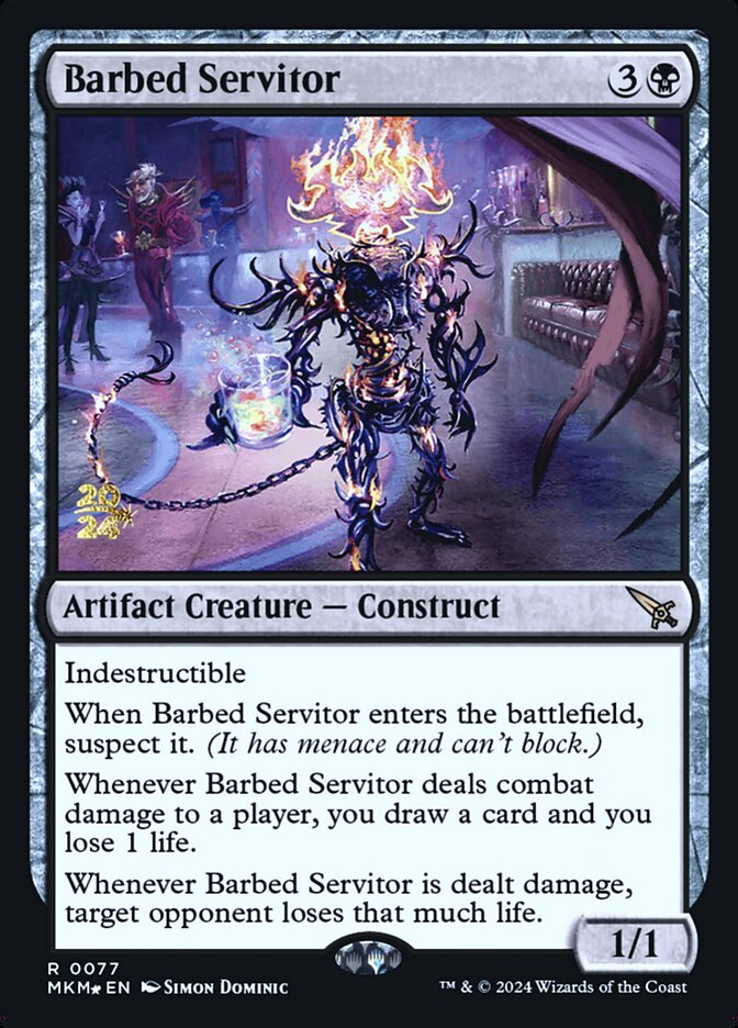 Barbed Servitor card front