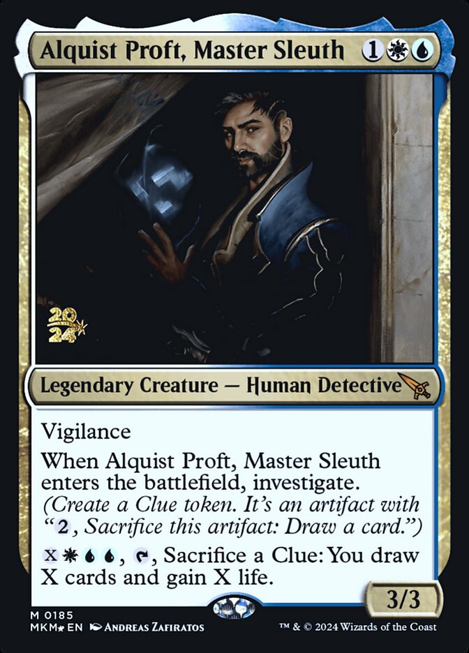 Alquist Proft, Master Sleuth card front