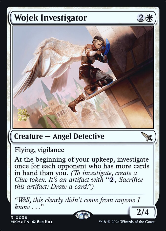 Wojek Investigator card front