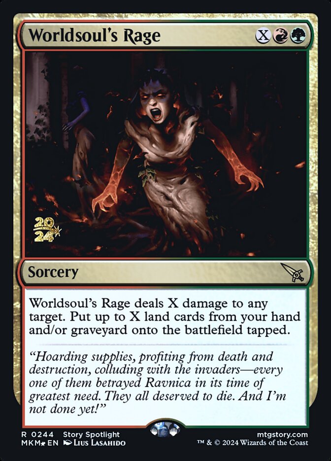 Worldsoul's Rage card front