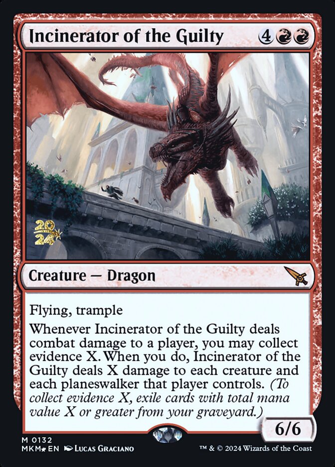 Incinerator of the Guilty card front