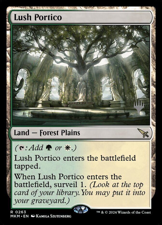Lush Portico card front